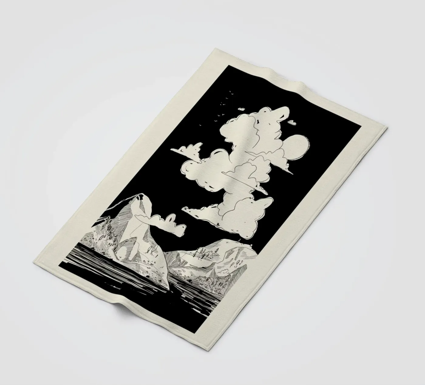 Shapeshifting fleecedeken van Graphite