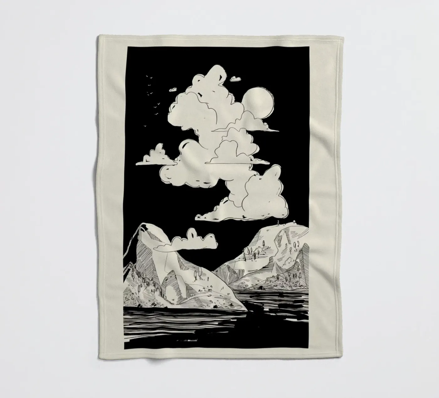 Shapeshifting fleecedeken van Graphite