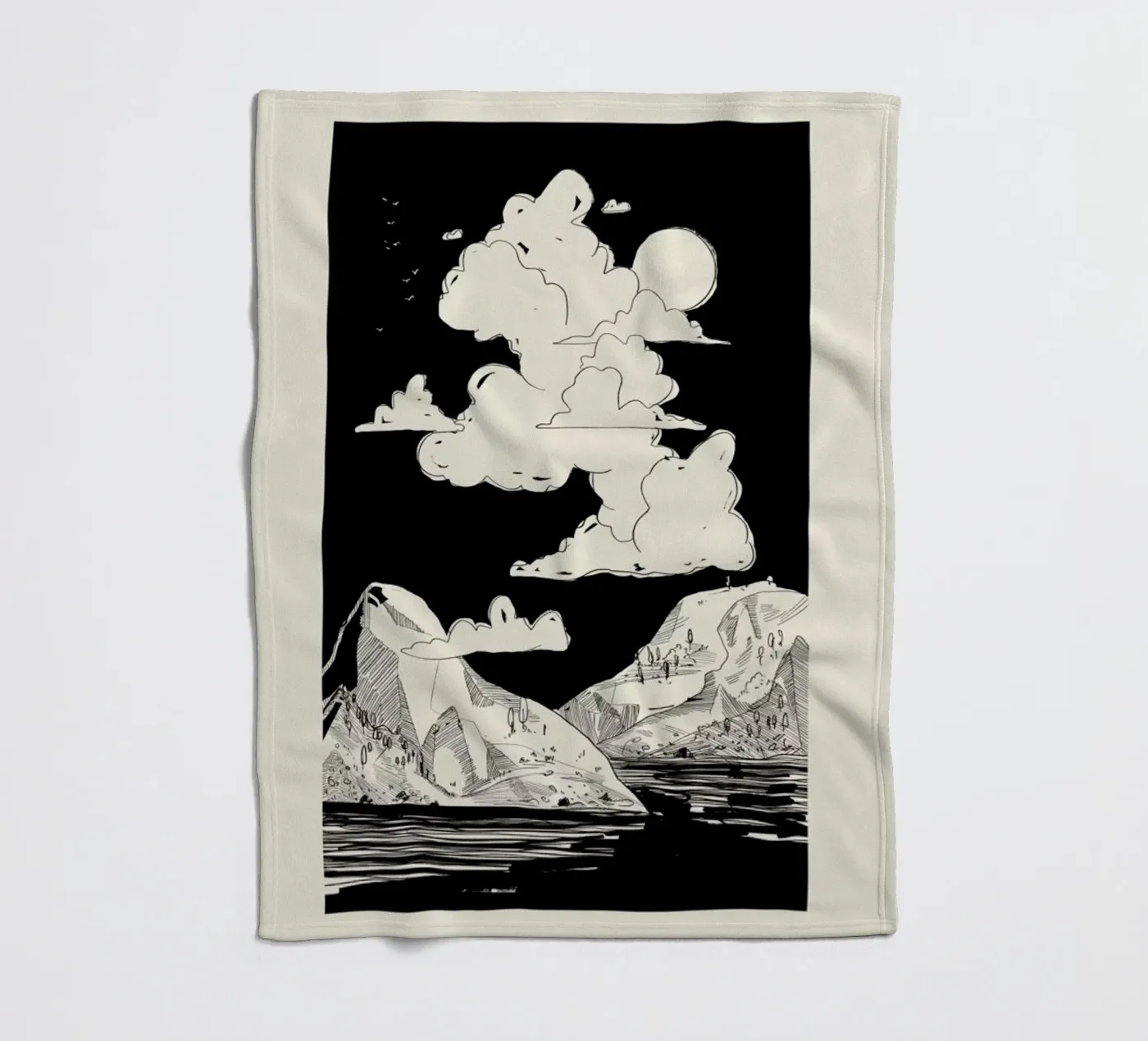Shapeshifting fleece blanket by Graphite