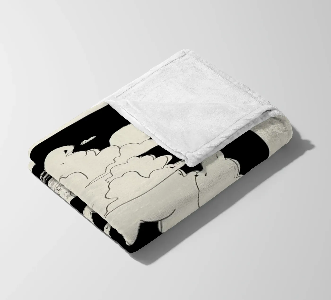 Shapeshifting fleece blanket by Graphite