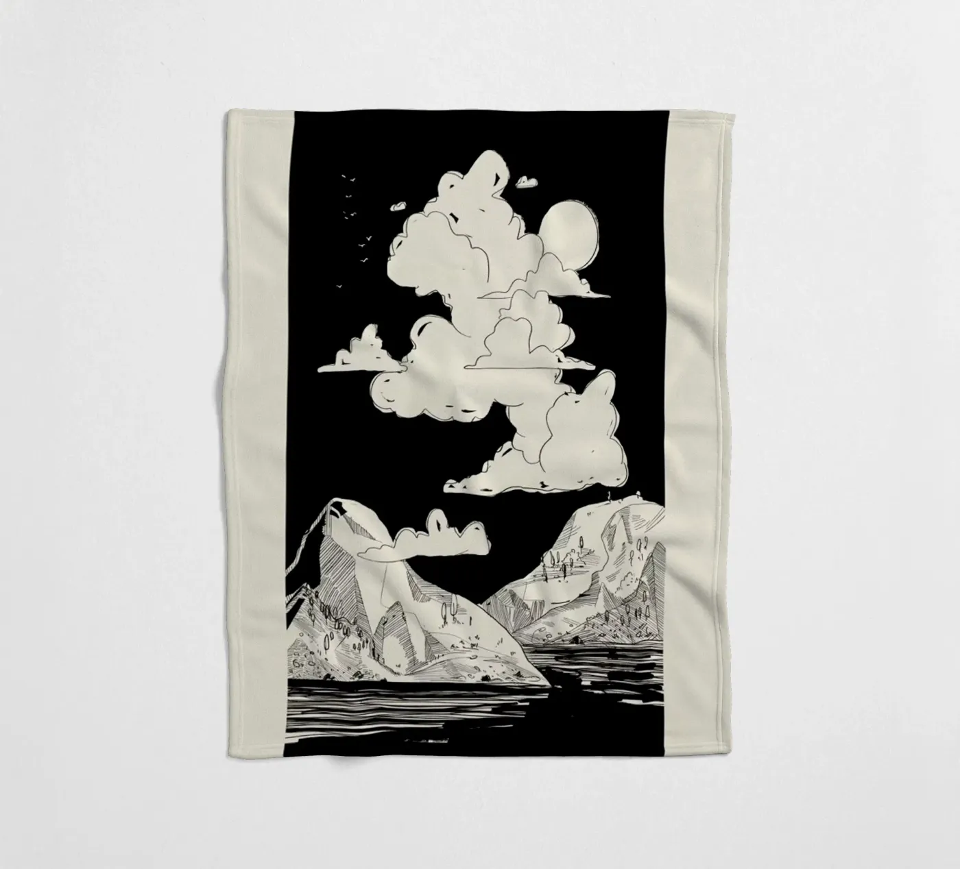 Shapeshifting fleecedeken van Graphite