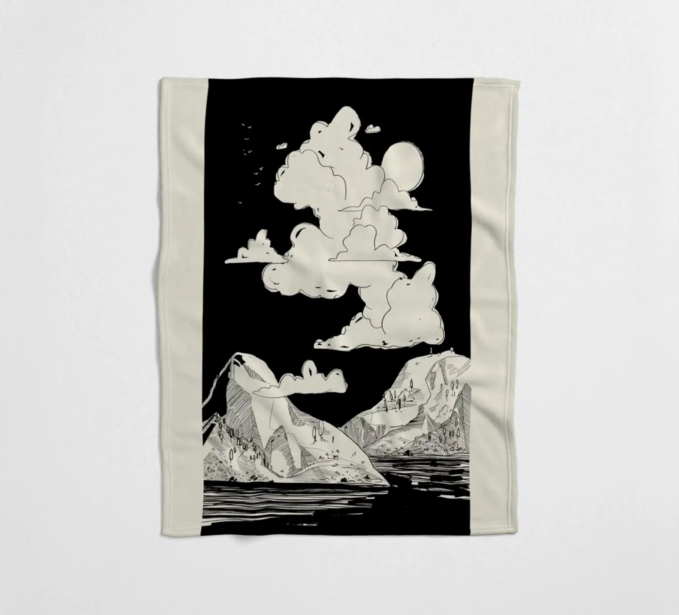 Shapeshifting fleece blanket by Graphite