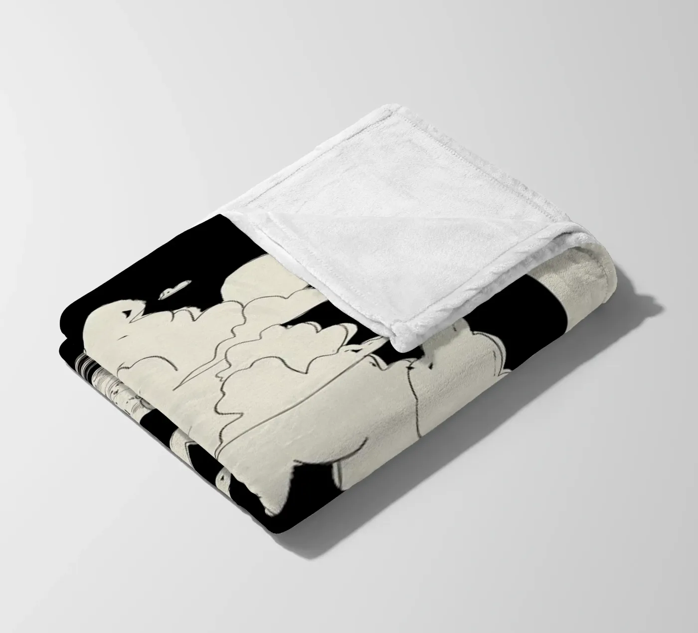 Shapeshifting fleece blanket by Graphite
