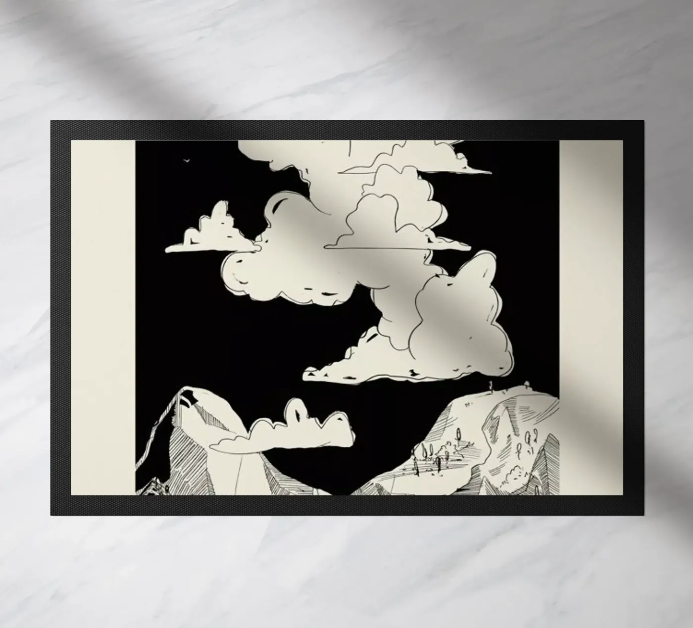 Shapeshifting deurmat van Graphite