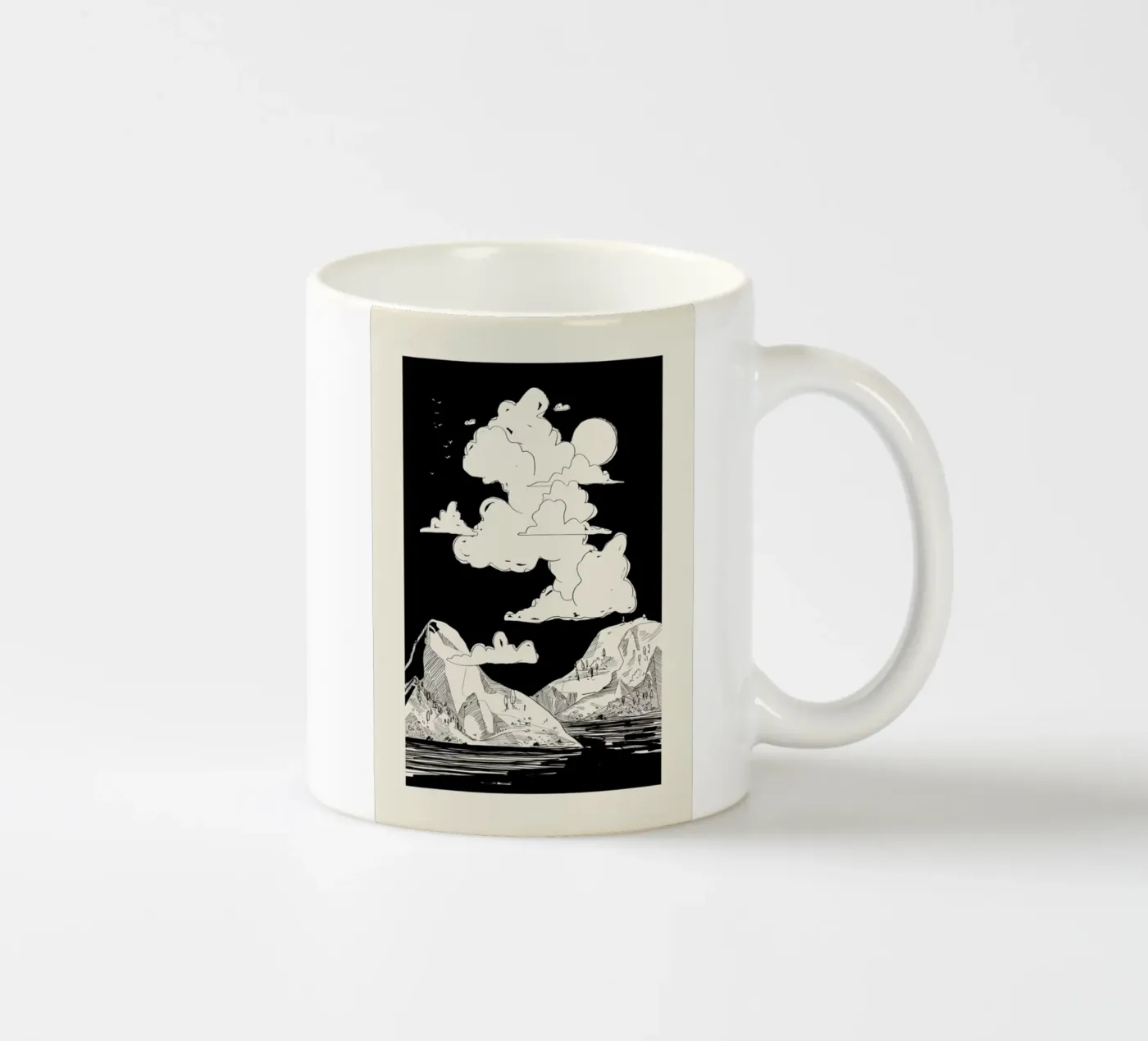 Shapeshifting ceramic mug by Graphite