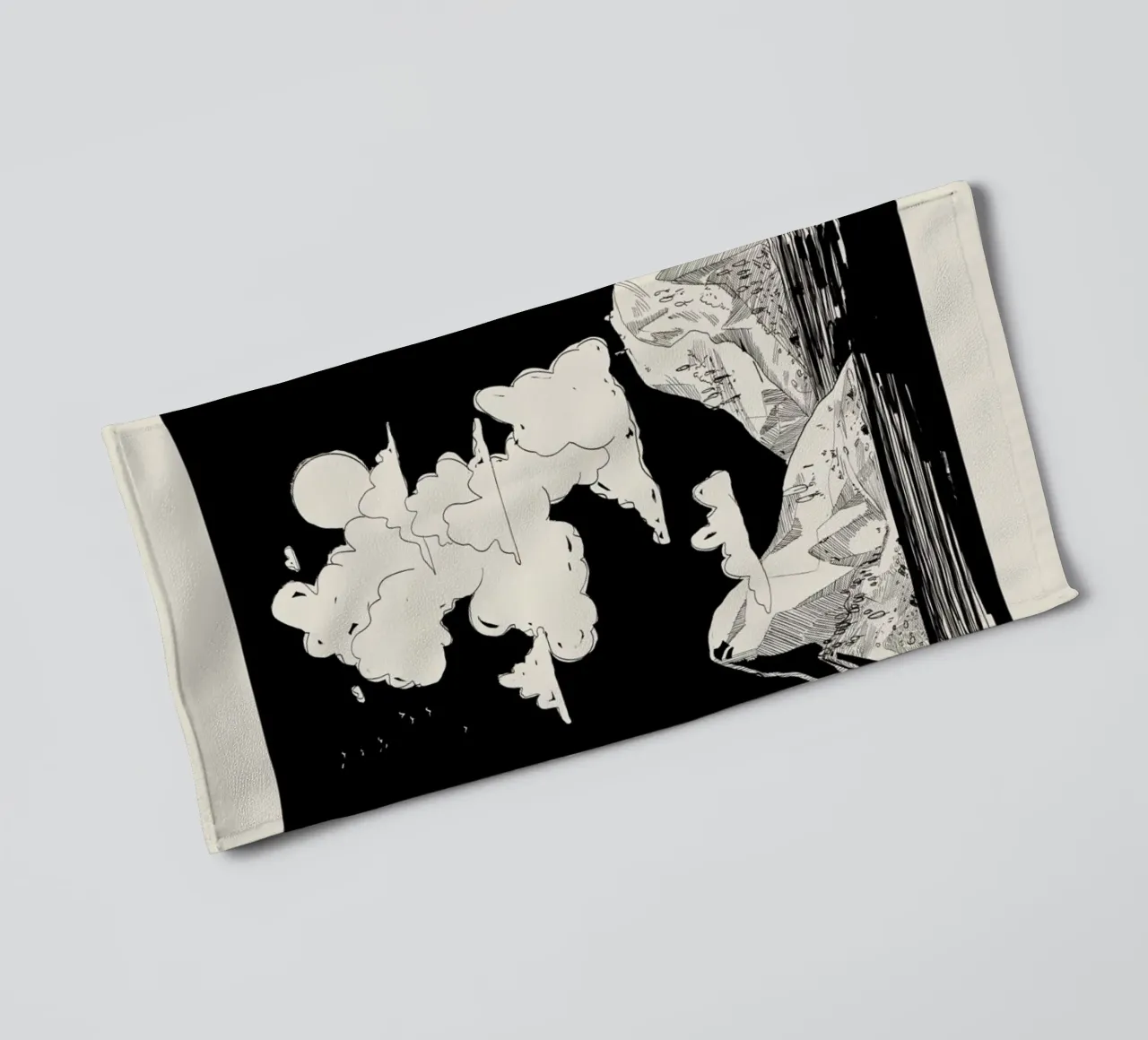 Shapeshifting asciugamano da bagno da Graphite