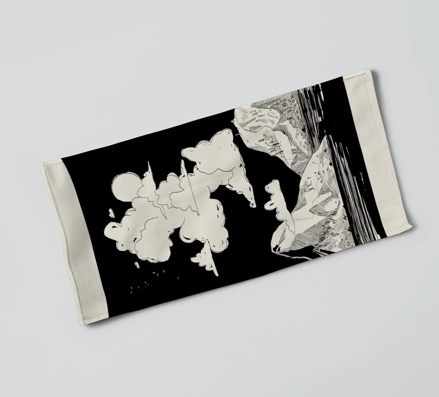 Shapeshifting asciugamano da bagno da Graphite