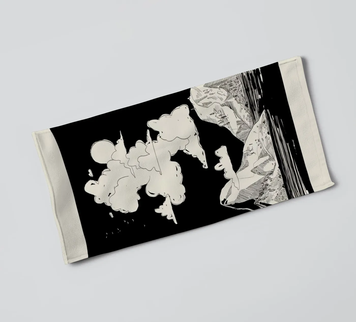 Shapeshifting badhanddoek van Graphite