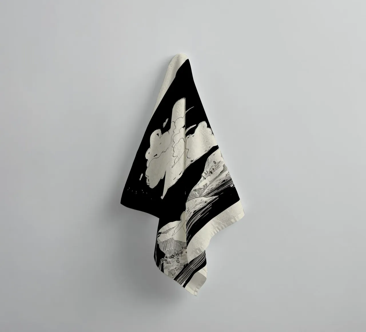 Shapeshifting asciugamano da bagno da Graphite