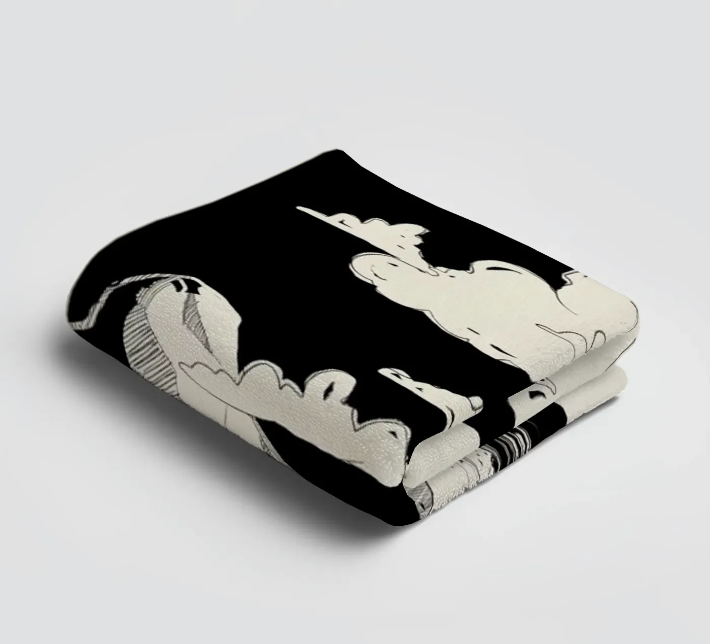 Shapeshifting badhanddoek van Graphite