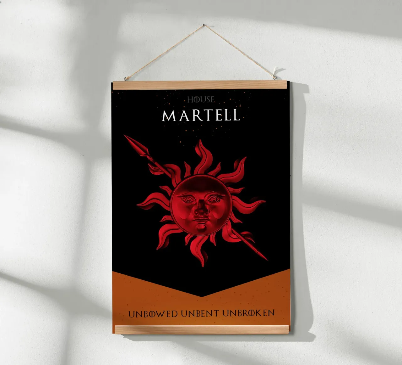 House Martell poster con telaio in plastica da nabakumov
