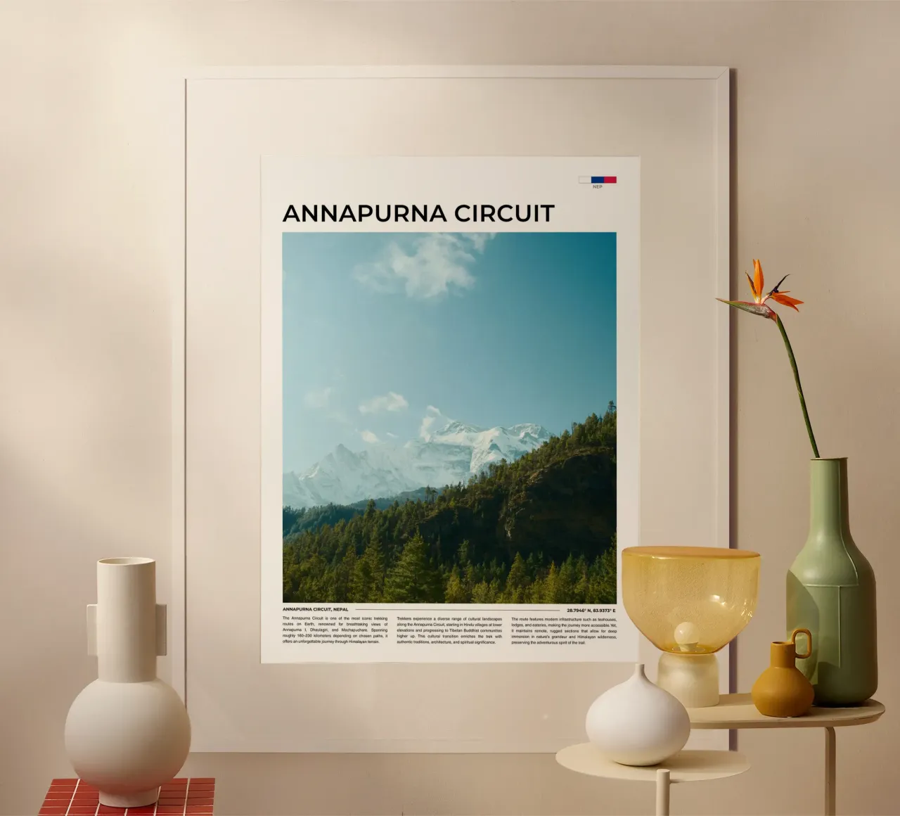 Annapurna III: Typography carta hahnemühle da FujiType