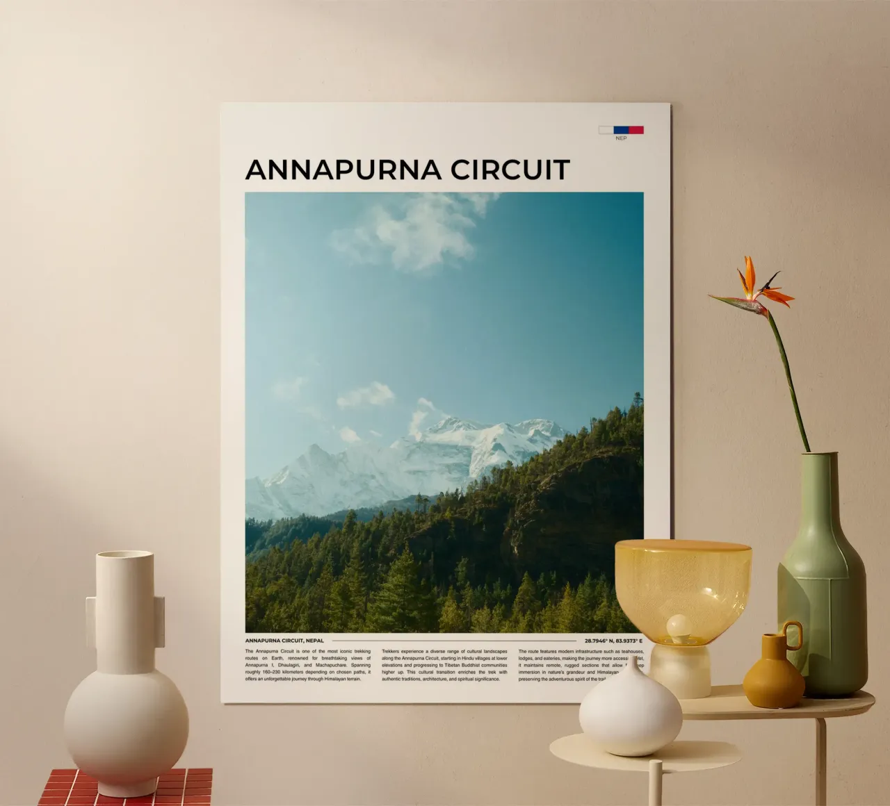 Annapurna III: Typography carta hahnemühle da FujiType