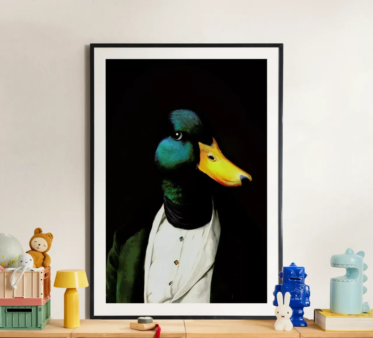 Chuck poster con telaio in plastica da Tein Lucasson