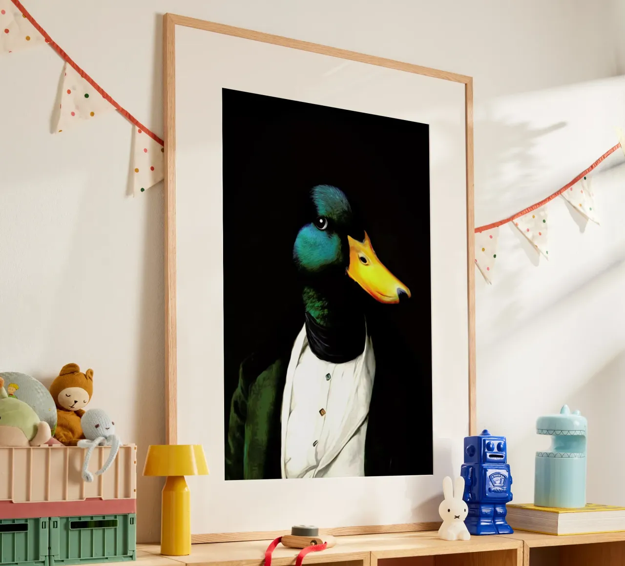 Chuck poster con telaio in plastica da Tein Lucasson
