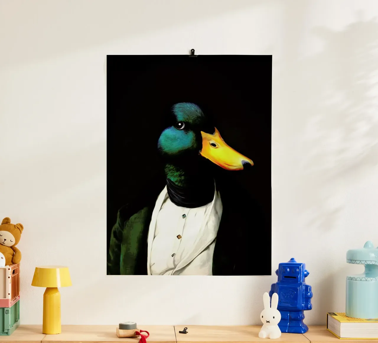 Chuck poster con telaio in plastica da Tein Lucasson