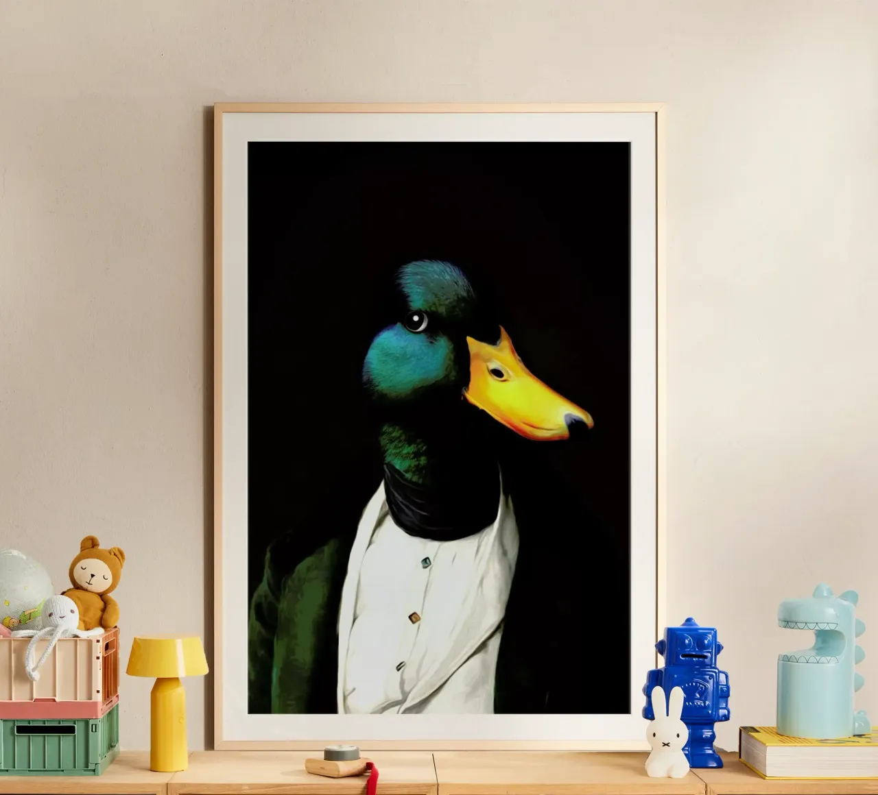 Chuck poster con telaio in plastica da Tein Lucasson