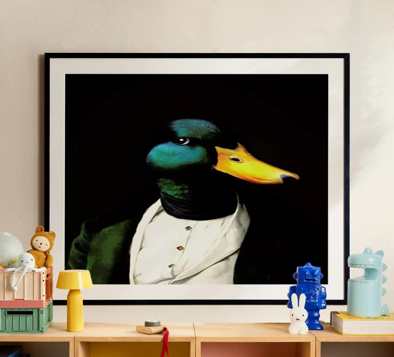 Chuck poster con telaio in plastica da Tein Lucasson