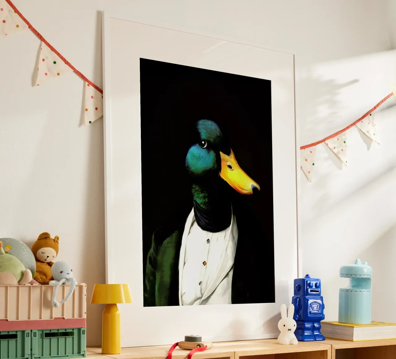 Chuck poster con telaio in plastica da Tein Lucasson