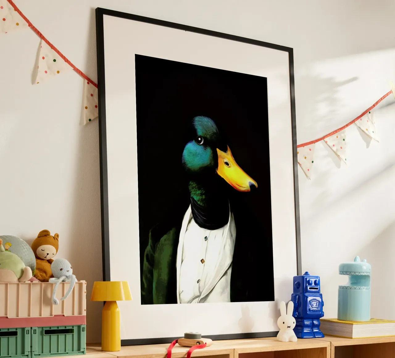 Chuck poster con telaio in plastica da Tein Lucasson