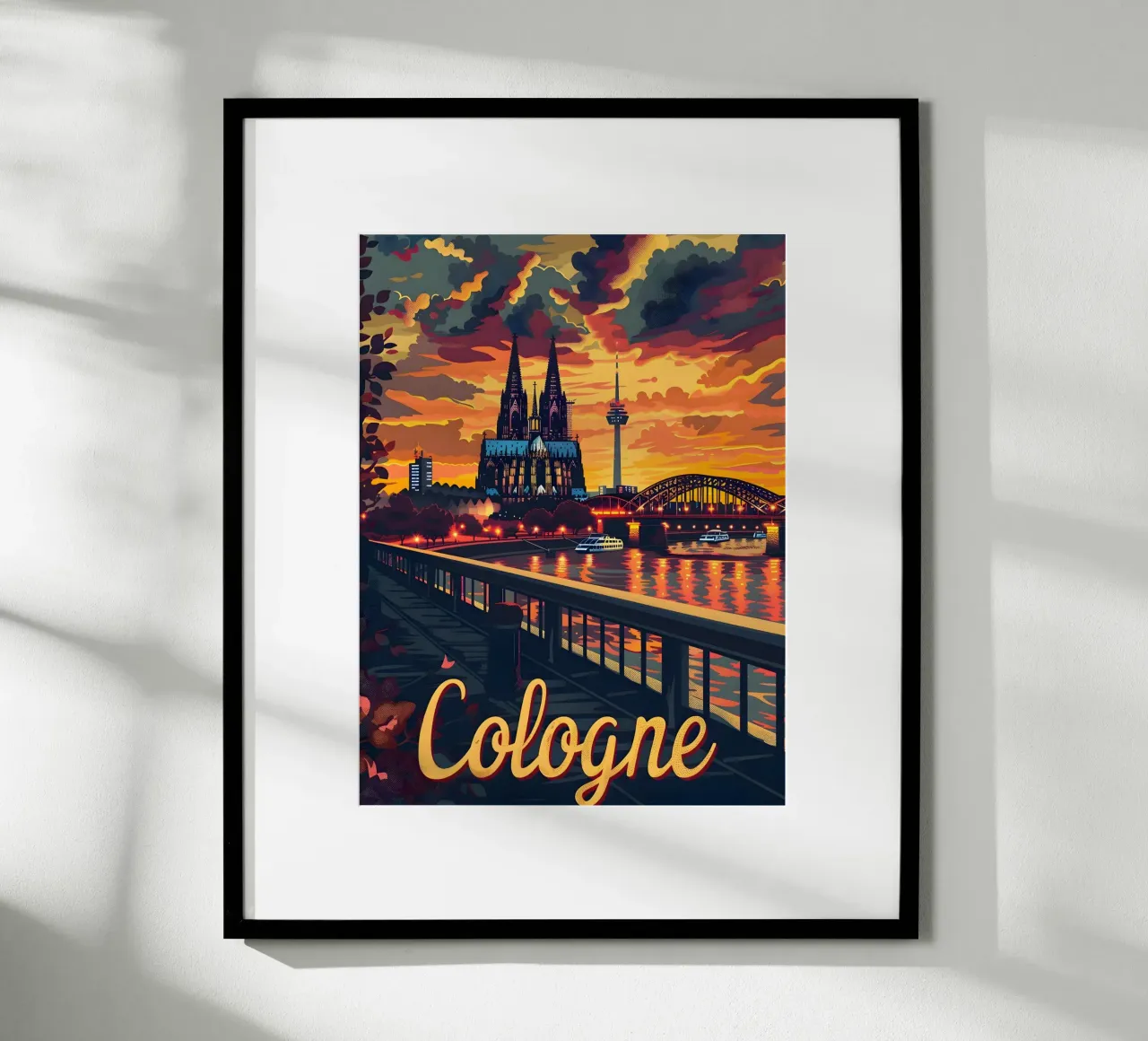 Köln poster da Vintage Travel Art