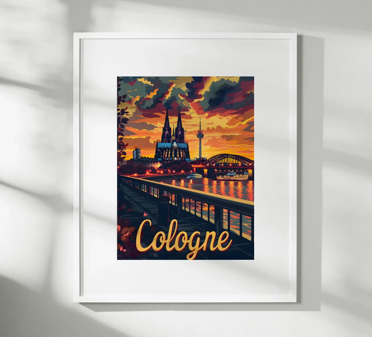 Köln poster da Vintage Travel Art