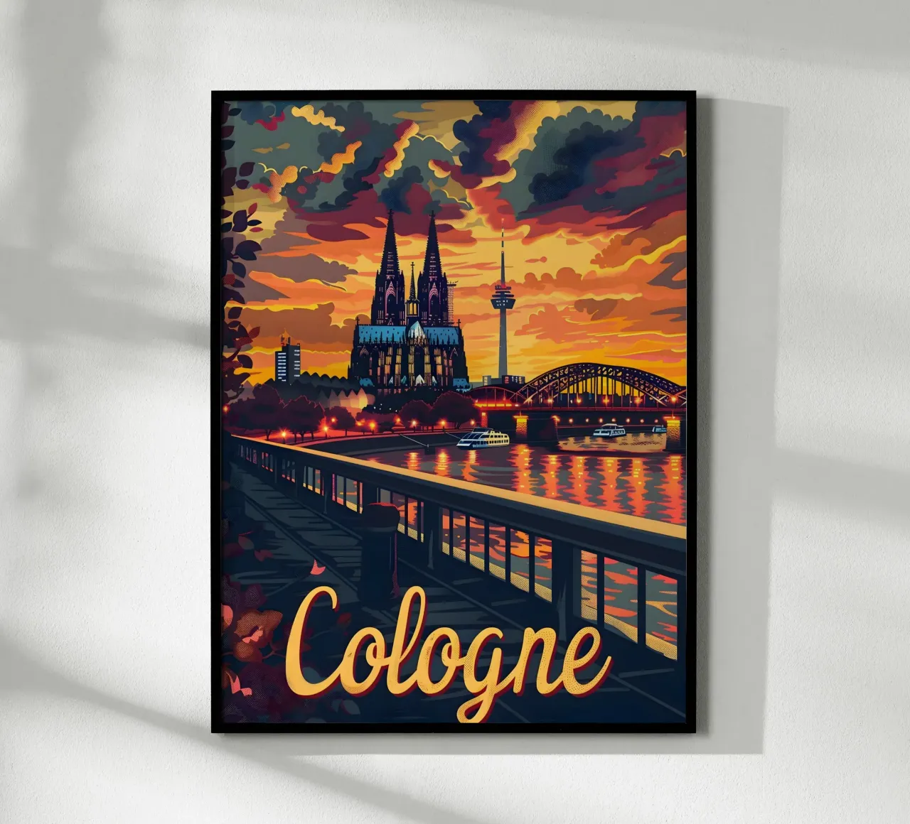 Köln poster da Vintage Travel Art