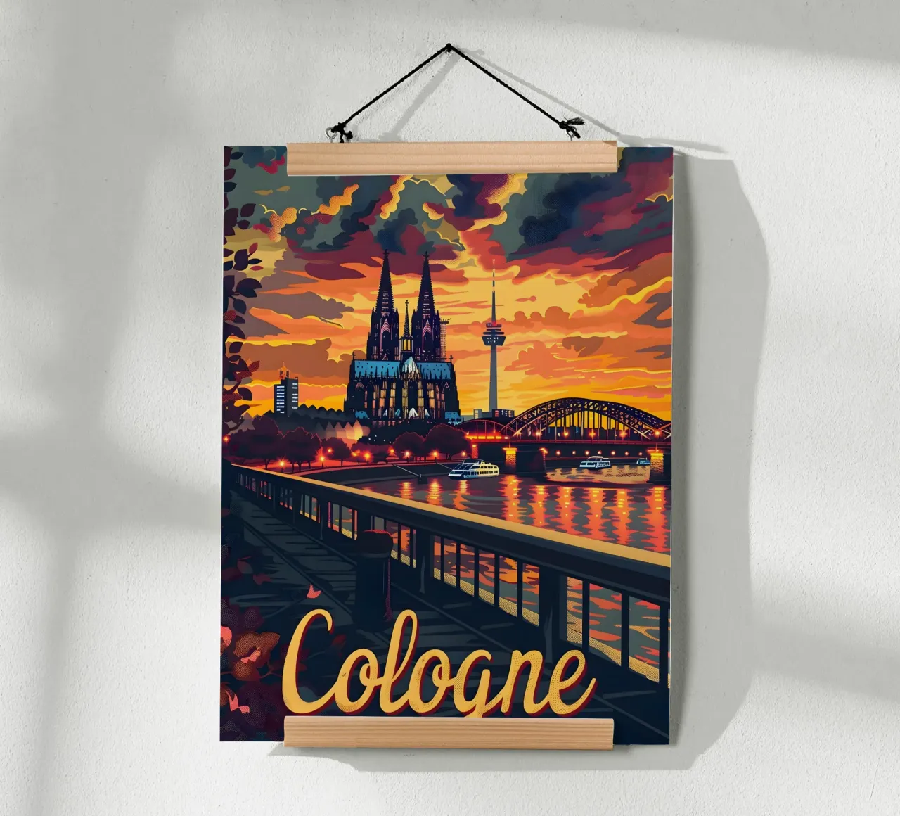 Köln poster da Vintage Travel Art