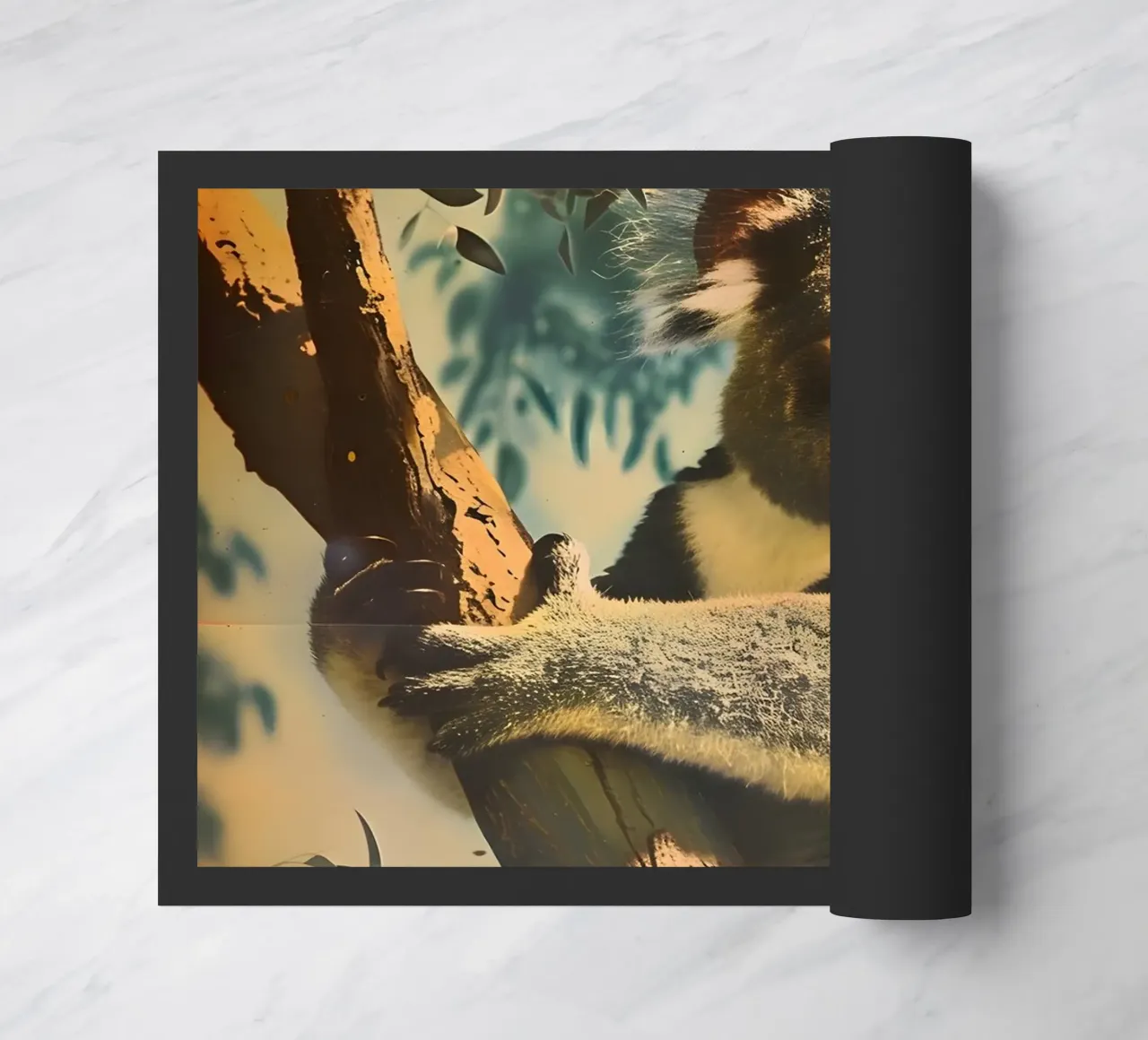 Koala Eukalyptusbaum Vintage Kunst zerbino da Vintage Travel Art
