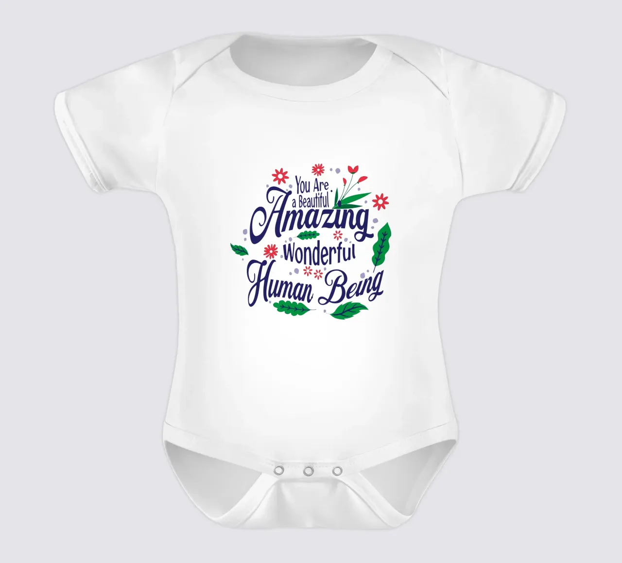 Du bist eine wunderbare Erstaunliche Kurzarm Babybody von Gunawan Rb