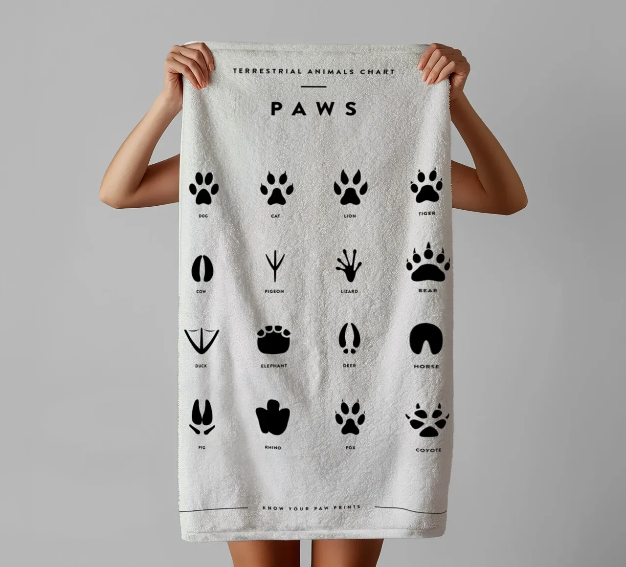 Hakuna Matata 2 asciugamano da bagno da daylight design studio