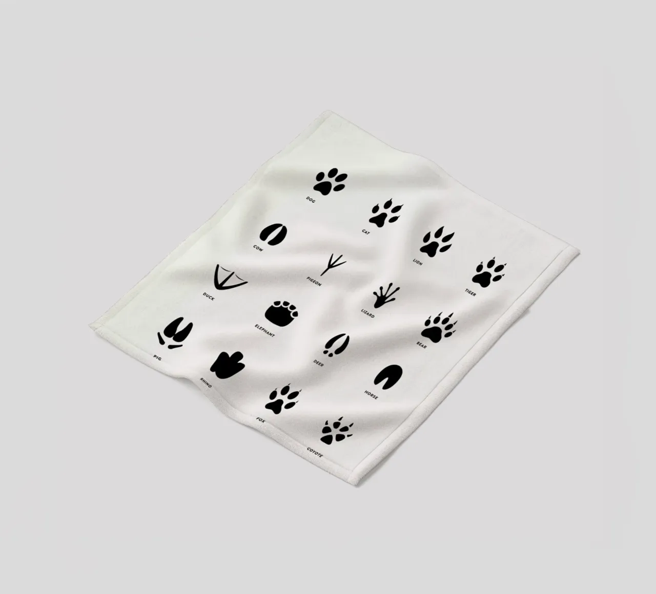 Hakuna Matata 2 coperta in pile da daylight design studio
