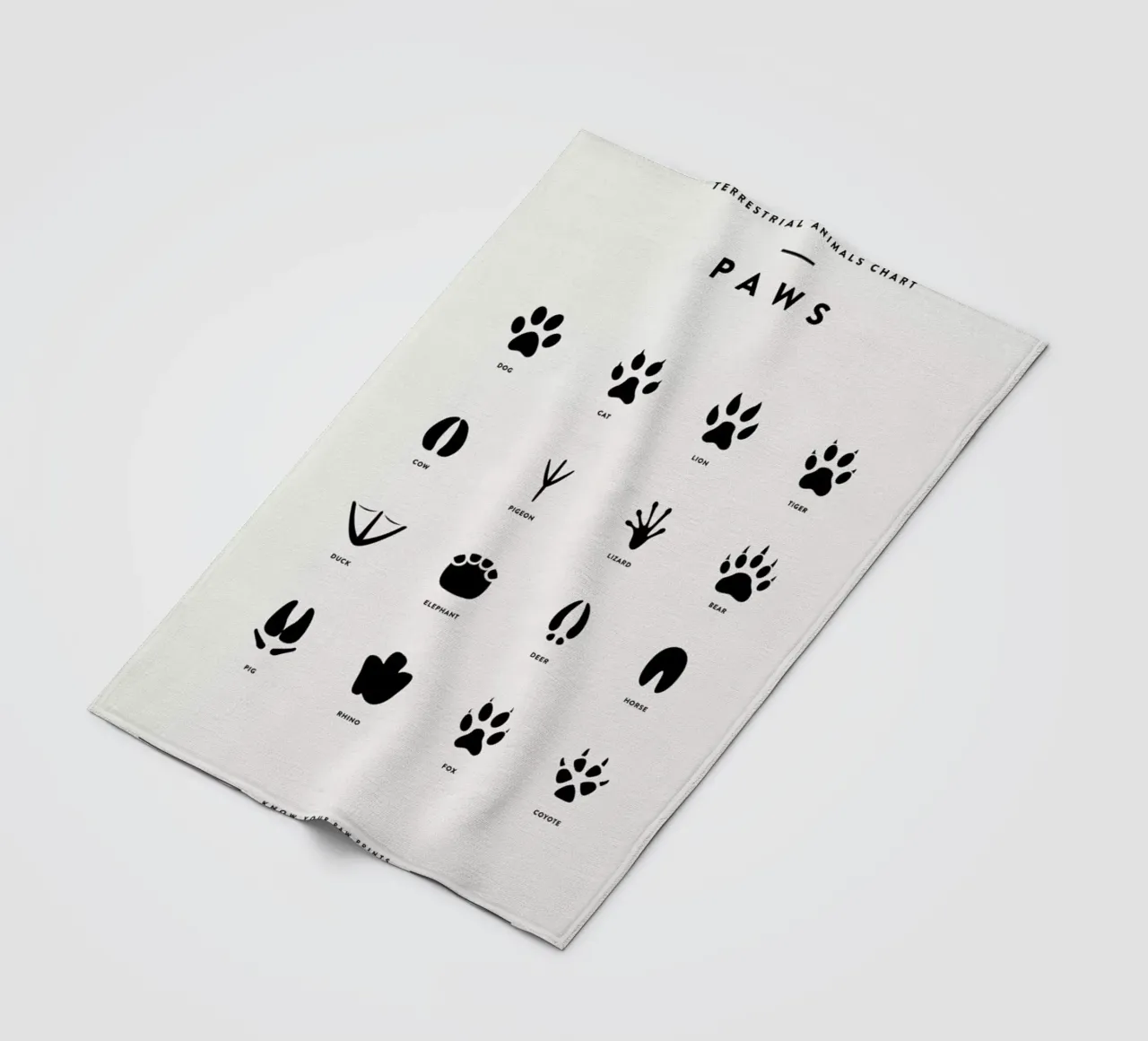 Hakuna Matata 2 coperta in pile da daylight design studio