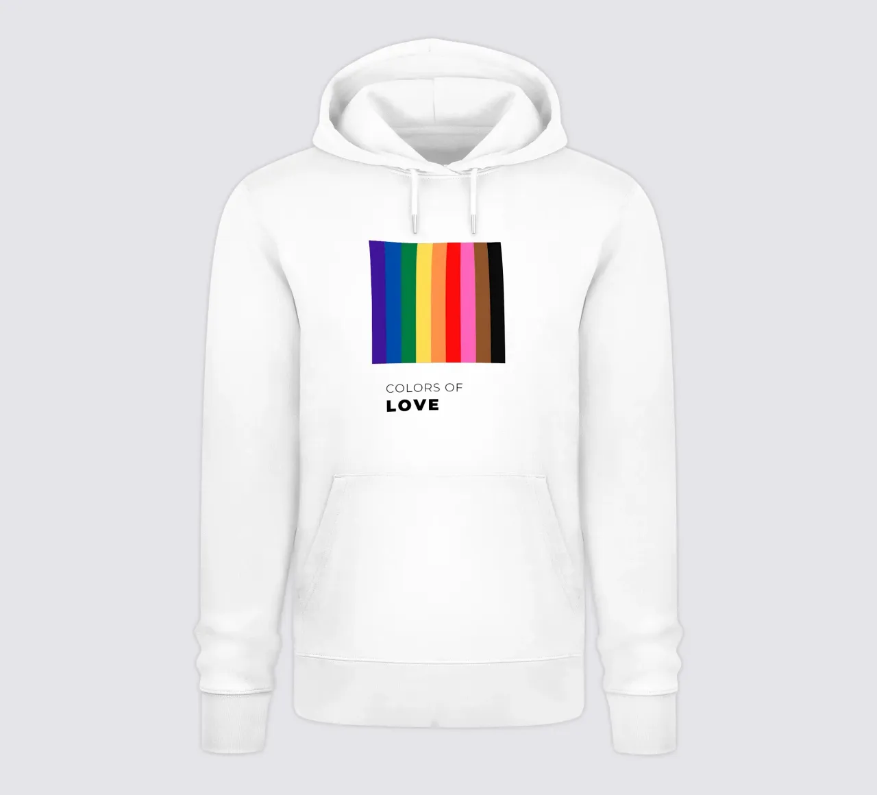 Pride Flag Art felpa con cappuccio da Attaboy Dsgn