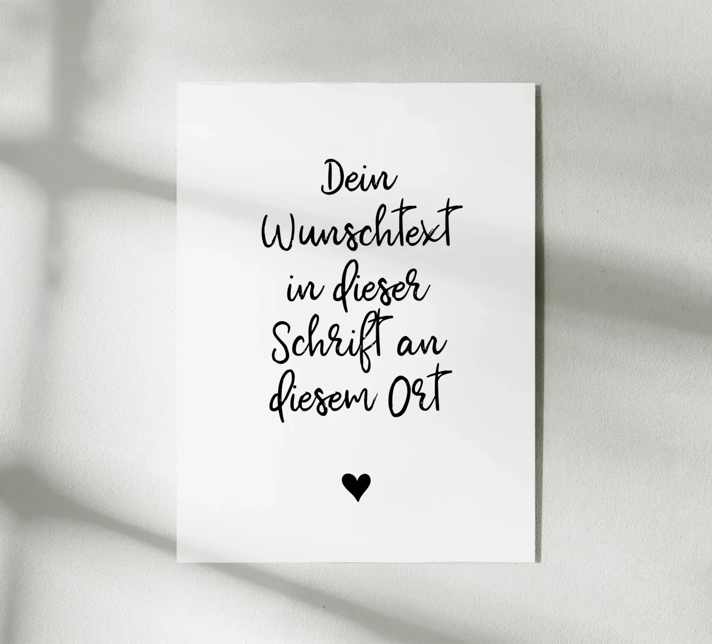 Wunschtext plexiglas de WORTSPIEL