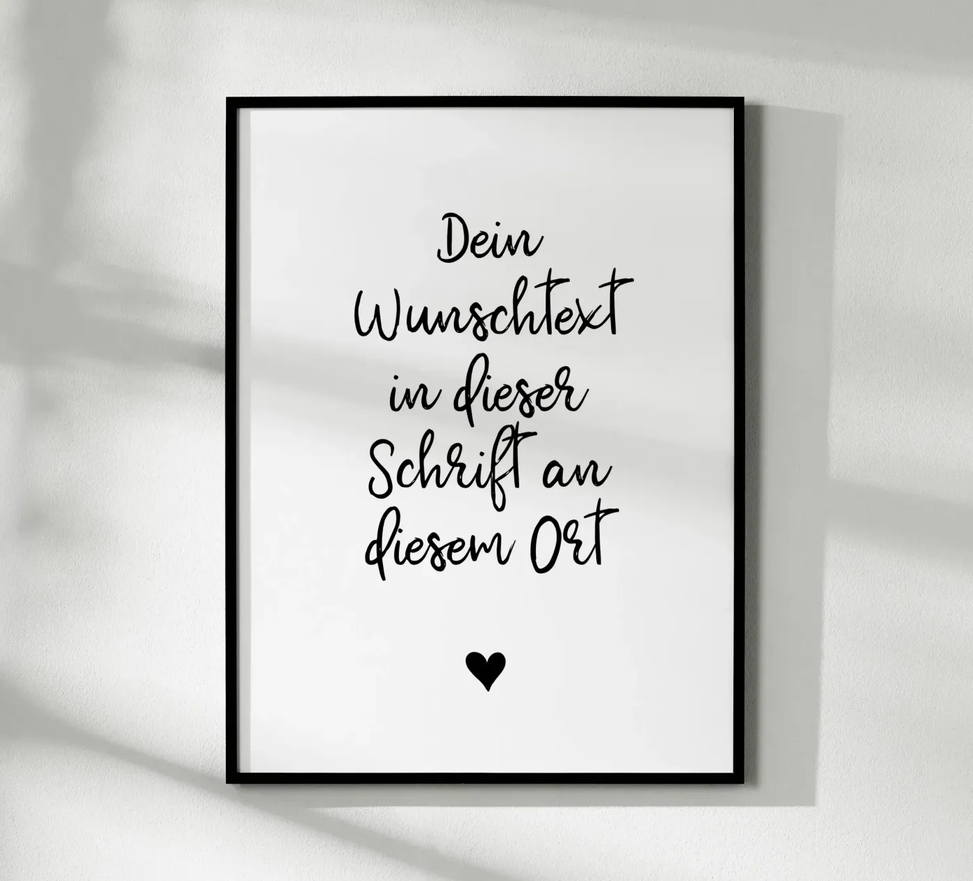 Wunschtext poster da WORTSPIEL