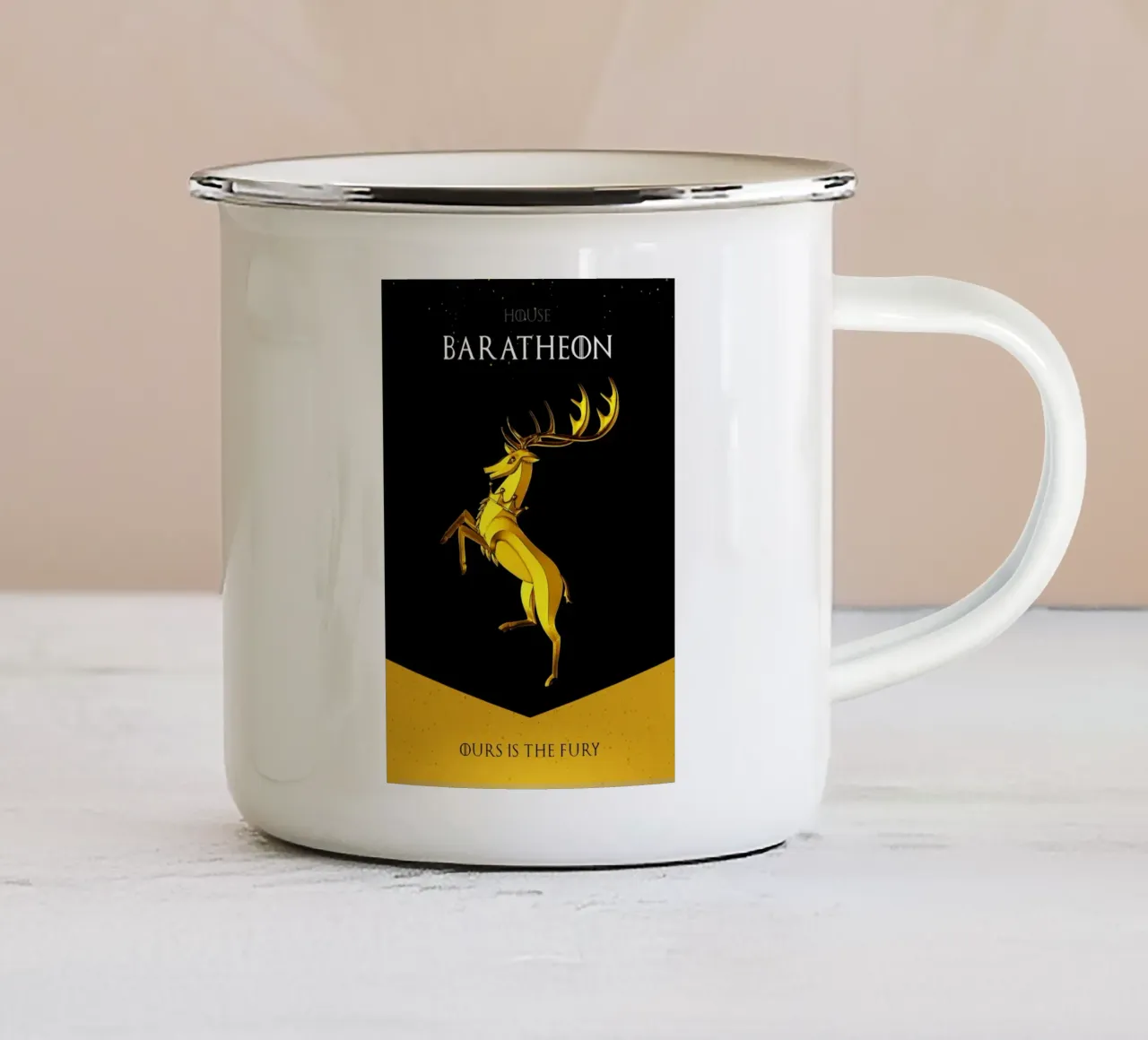 House Baratheon tazza in smalto da nabakumov