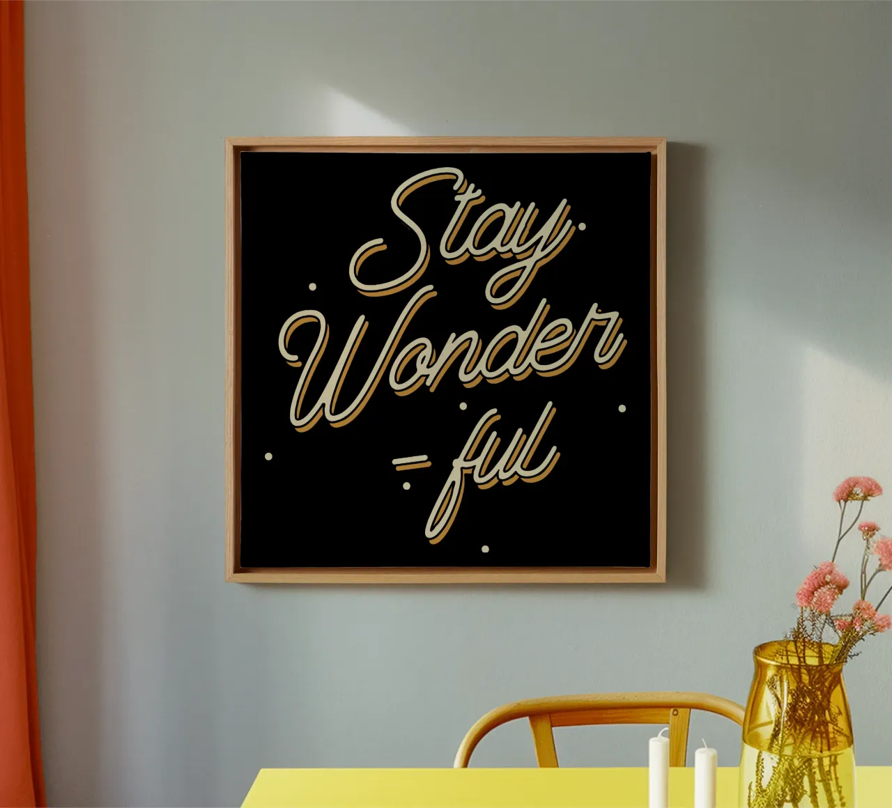 Stay Wonderful canvas by Gunawan Rb