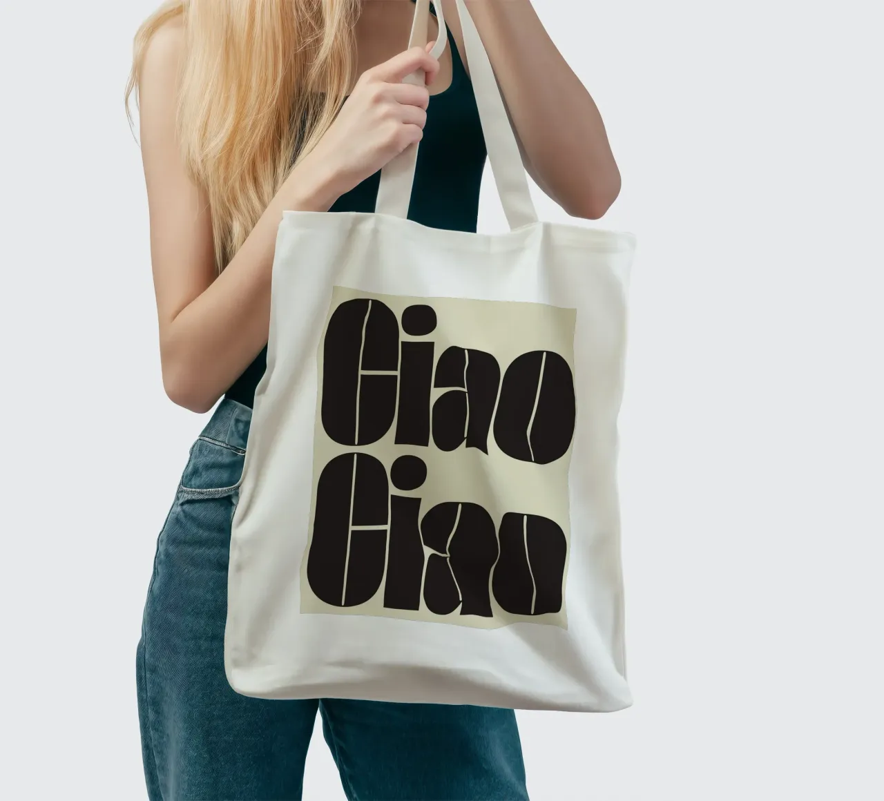 CIAO CIAO borsa in juta da studio salü