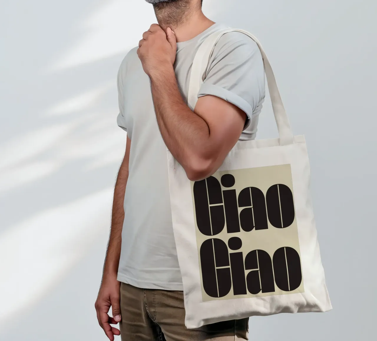 CIAO CIAO borsa in juta da studio salü