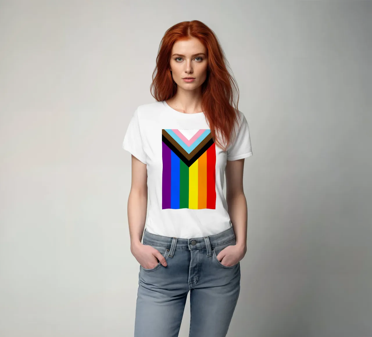 Progress Pride Flag t-shirt da Attaboy Dsgn