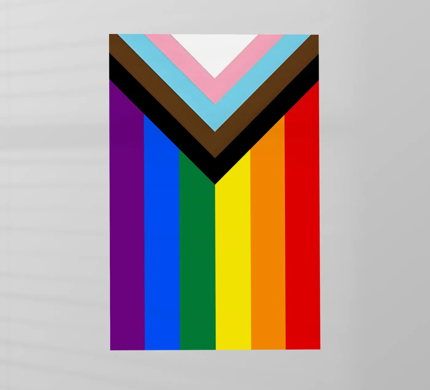 Progress Pride Flag backlit folie van Attaboy Dsgn