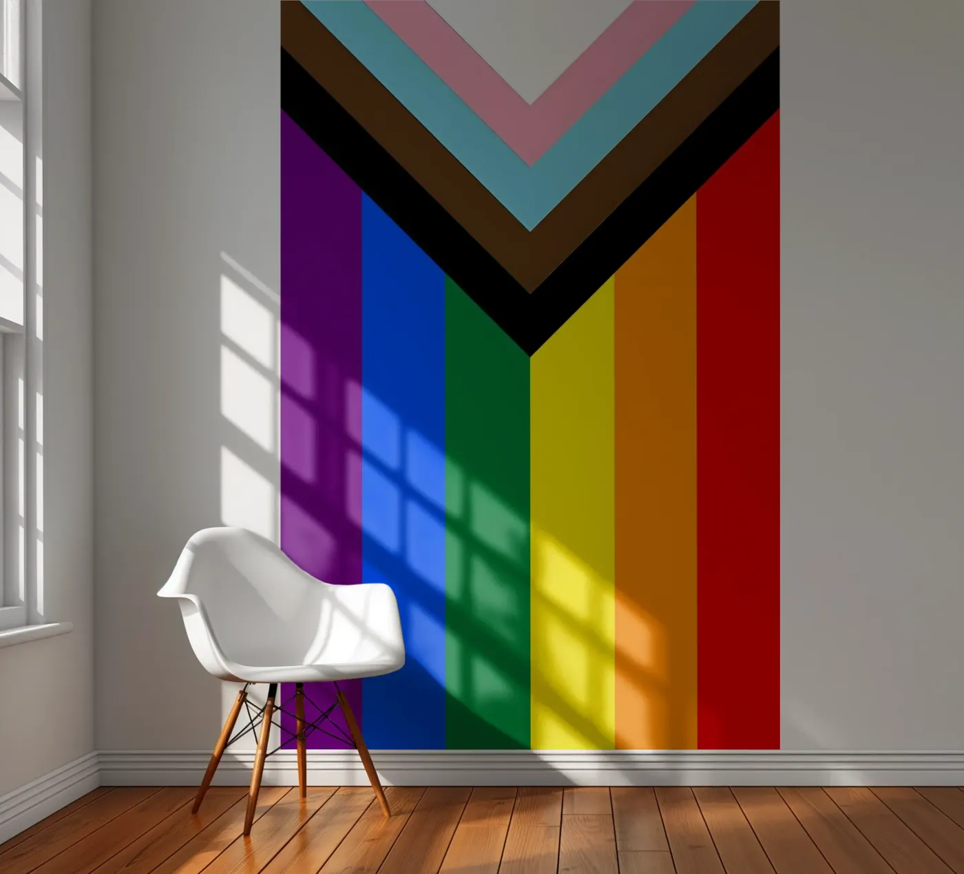 Progress Pride Flag carta da parati fotografica da Attaboy Dsgn