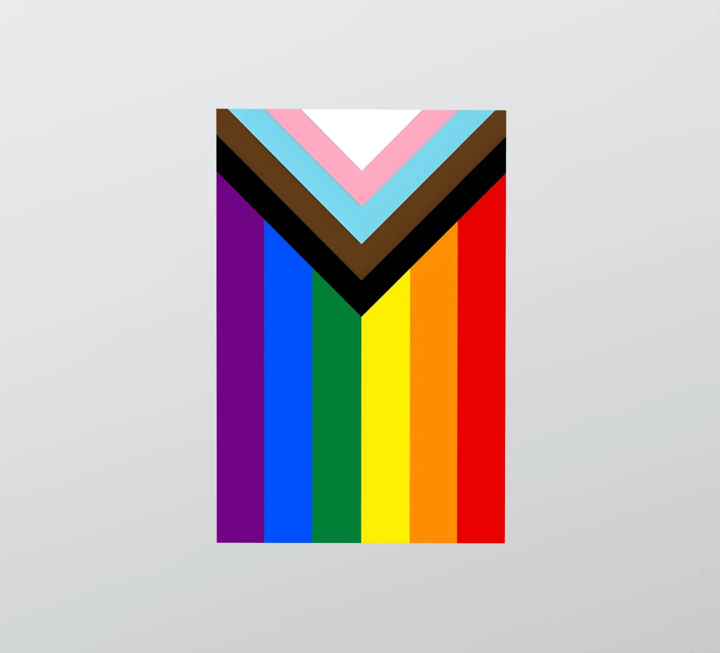 Progress Pride Flag Sticker von Attaboy Dsgn