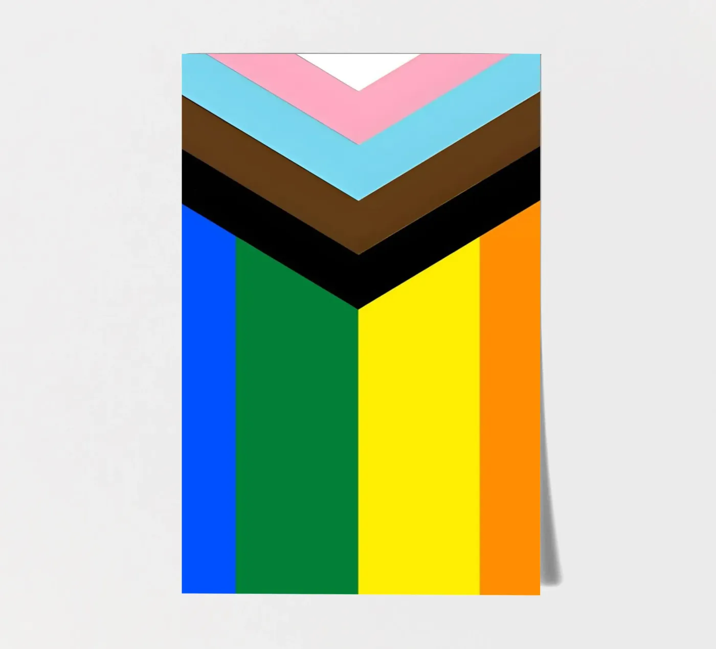 Progress Pride Flag foglio adesivo da Attaboy Dsgn