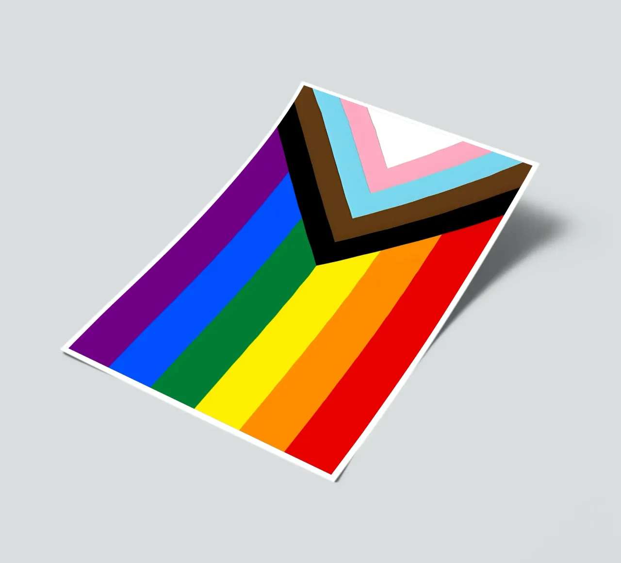 Progress Pride Flag stickervel van Attaboy Dsgn