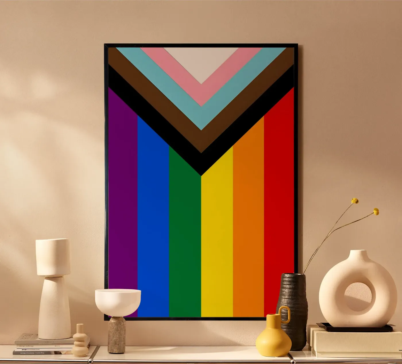 Progress Pride Flag Poster von Attaboy Dsgn