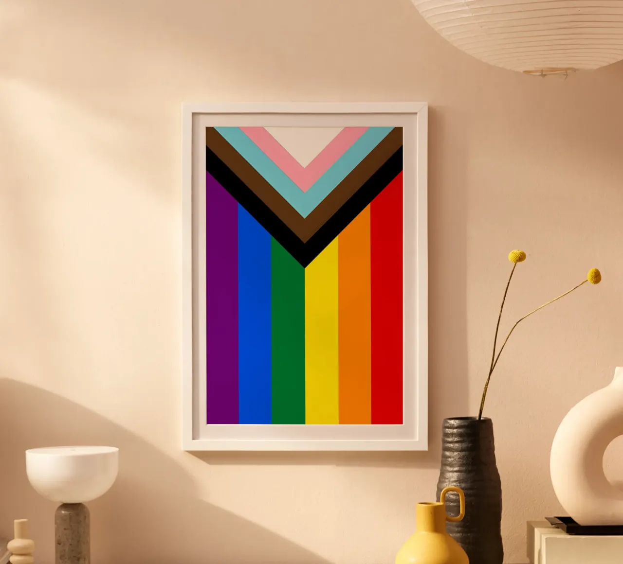 Progress Pride Flag poster da Attaboy Dsgn