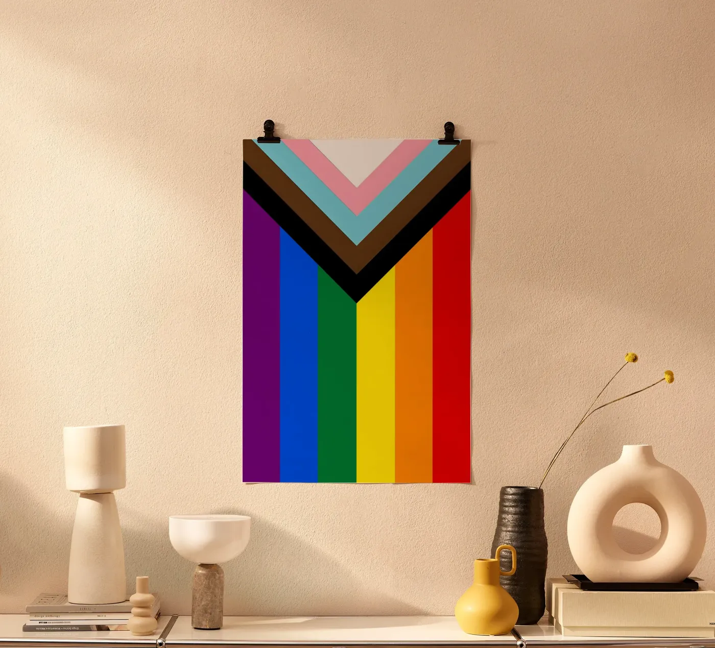 Progress Pride Flag Poster von Attaboy Dsgn