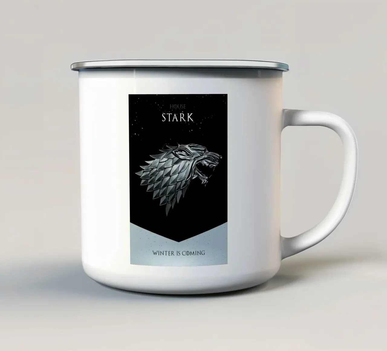 House Stark tazza in smalto da nabakumov